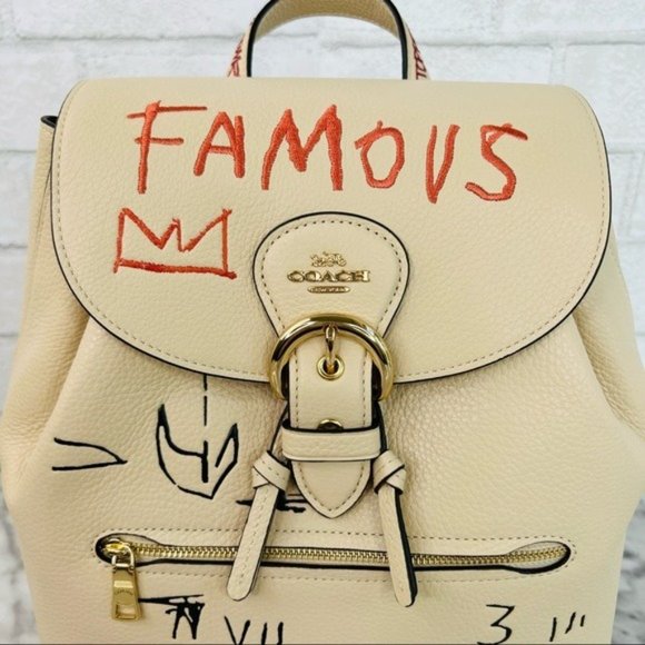 Coach X Jean Michel Basquiat Kleo Backpack - Picture 4 of 16